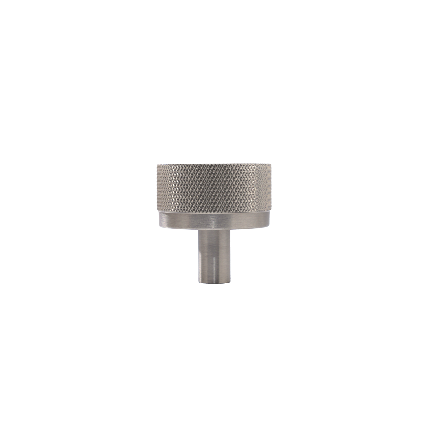 Momo Bellevue Knurled Knob Solid Brass 35mm in Dull Brushed Nickel (1)