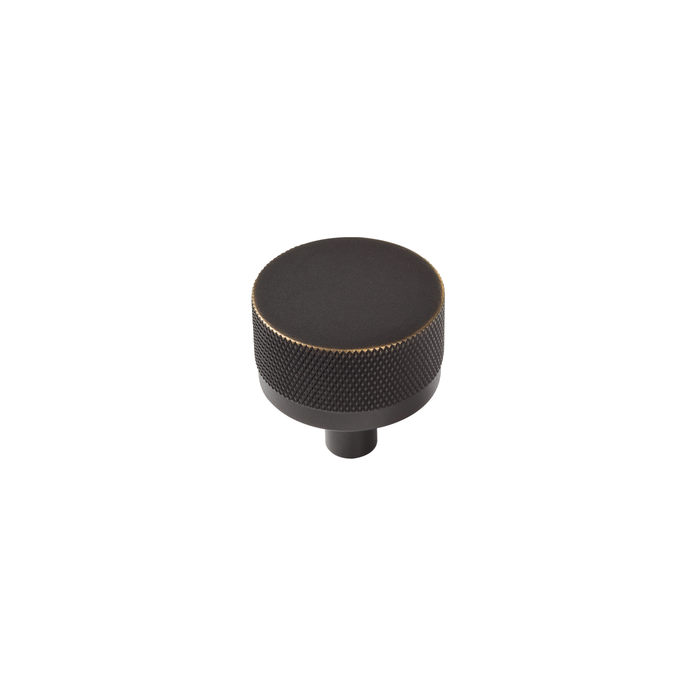 Momo Bellevue Knurled Knob Solid Brass 35mm in Dark Bronze