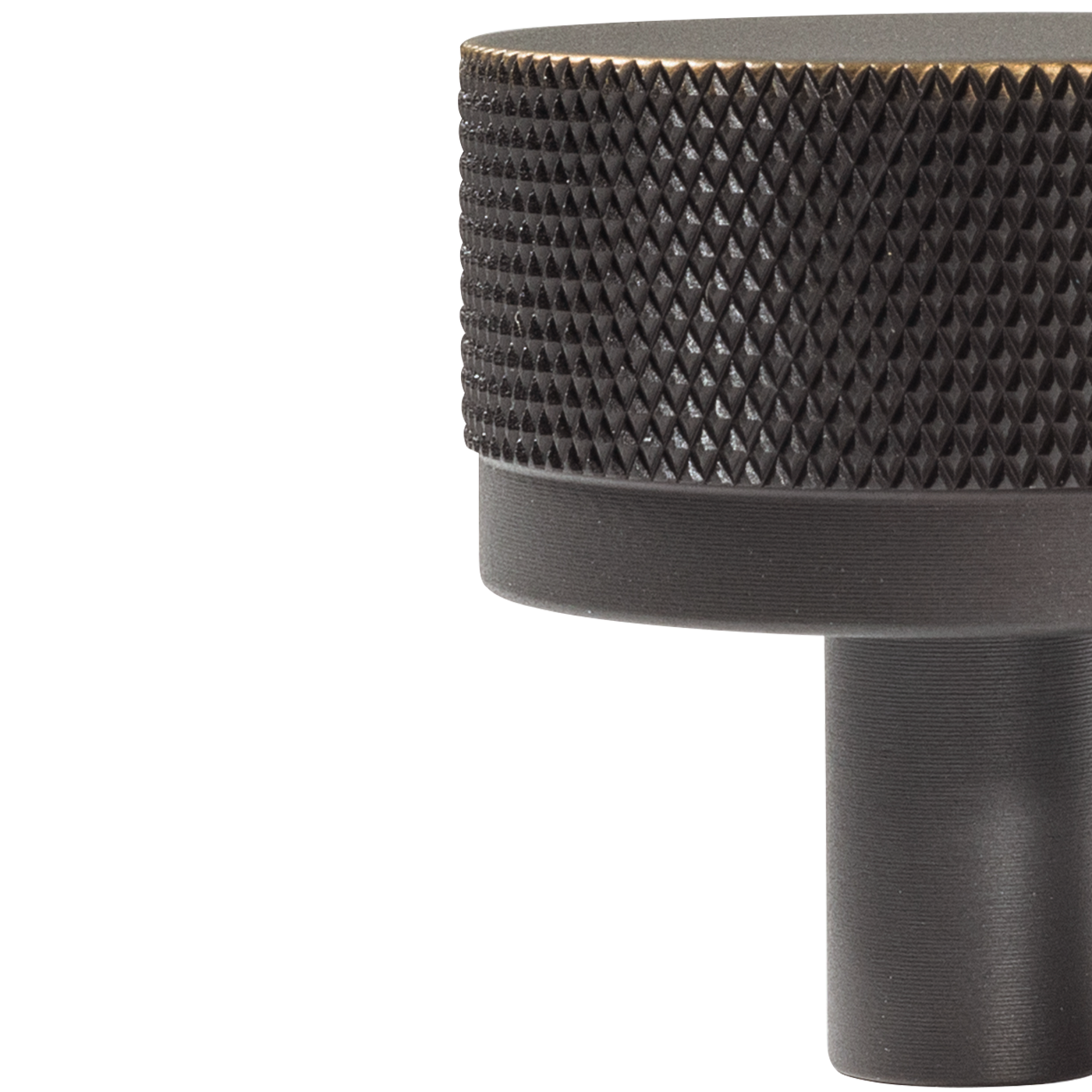Momo Bellevue Knurled Knob Solid Brass 35mm in Dark Bronze (2)