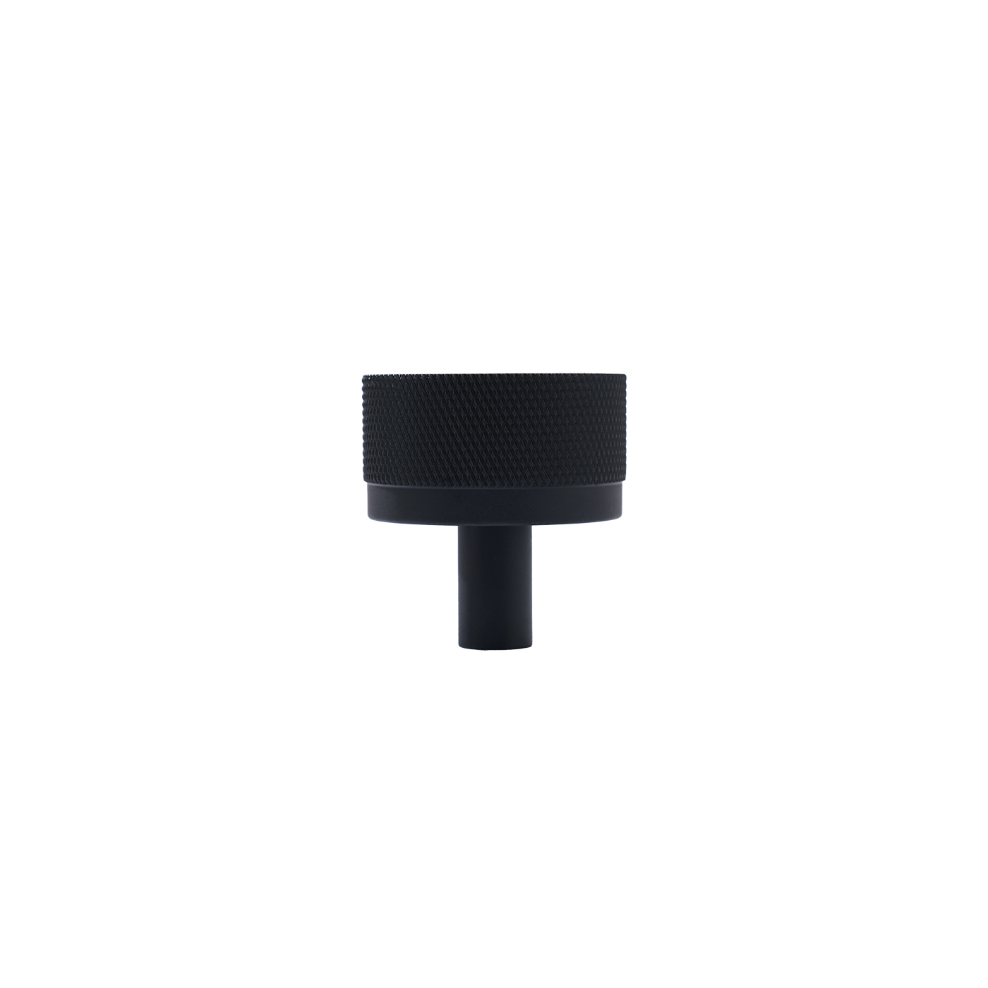 Momo Bellevue Knurled Knob Solid Brass 35mm in Matt Black (1)