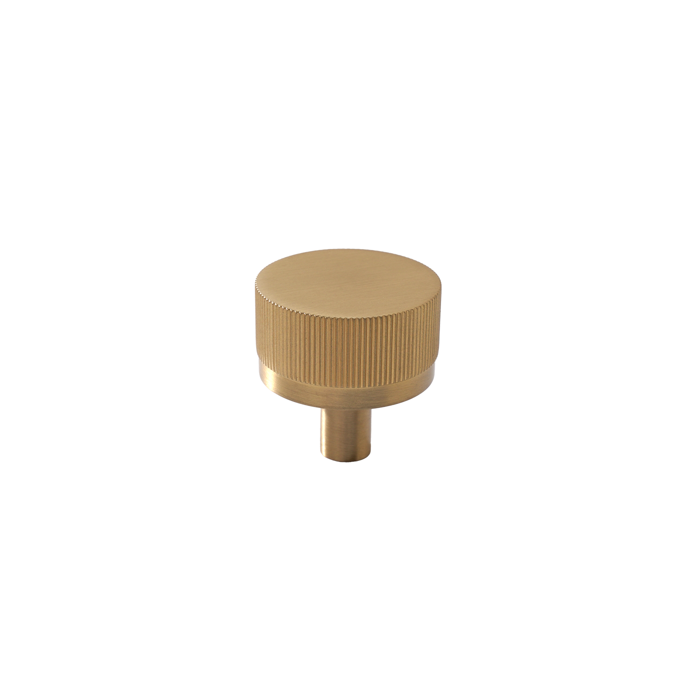 Momo Bellevue Lined Knob Solid Brass 35mm in Brushed Satin Brass