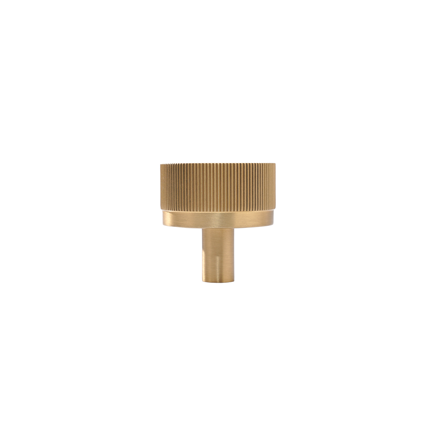 Momo Bellevue Lined Knob Solid Brass 35mm in Brushed Satin Brass (1)