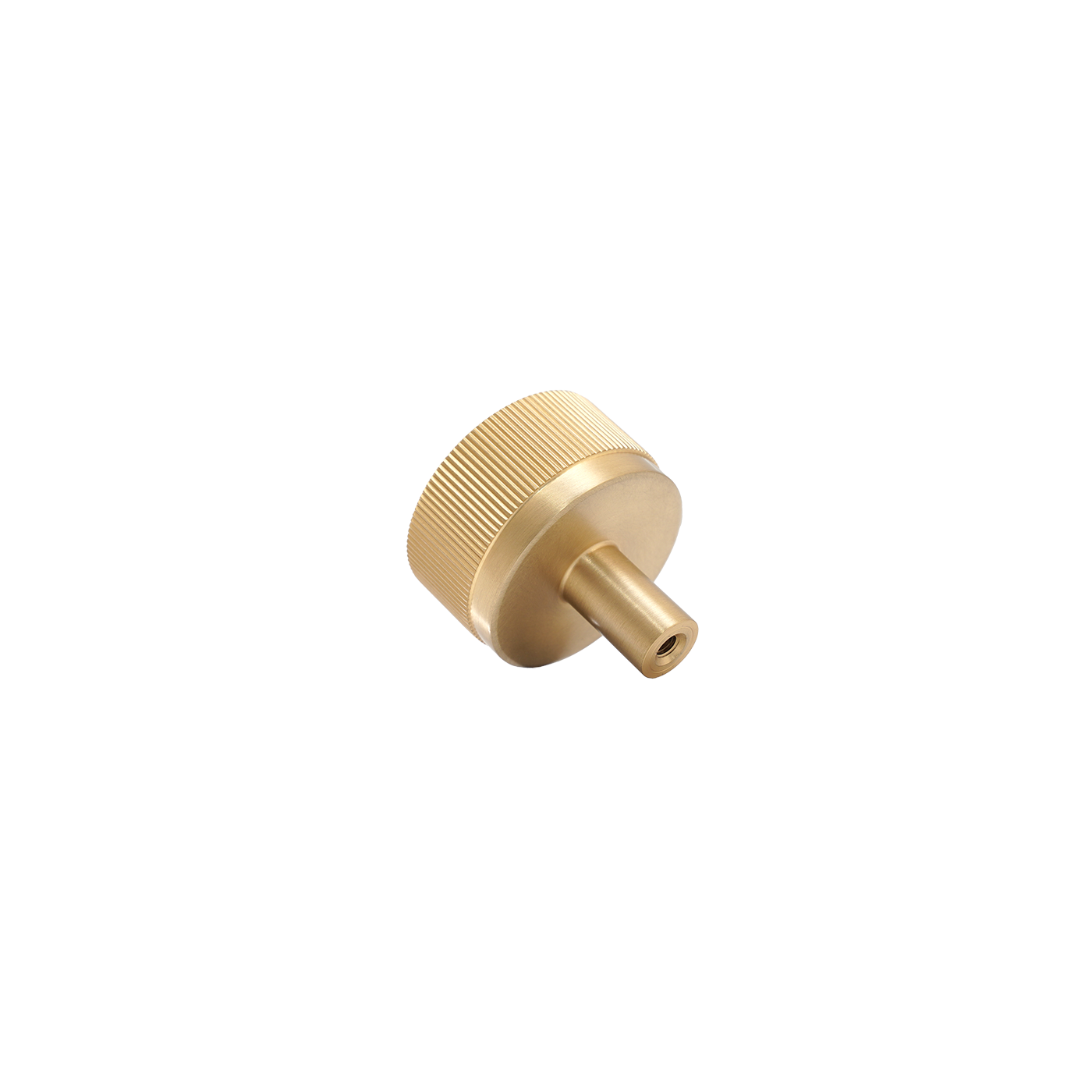 Momo Bellevue Lined Knob Solid Brass 35mm in Brushed Satin Brass (2)
