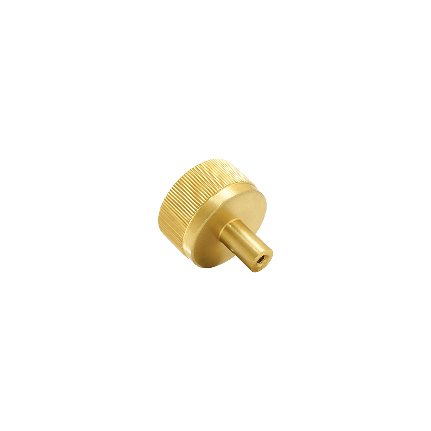 Momo Bellevue Lined Knob Solid Brass 35mm in Brushed Satin Brass (2)