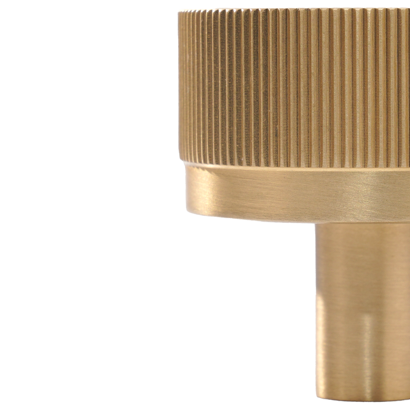 Momo Bellevue Lined Knob Solid Brass 35mm in Brushed Satin Brass (3)