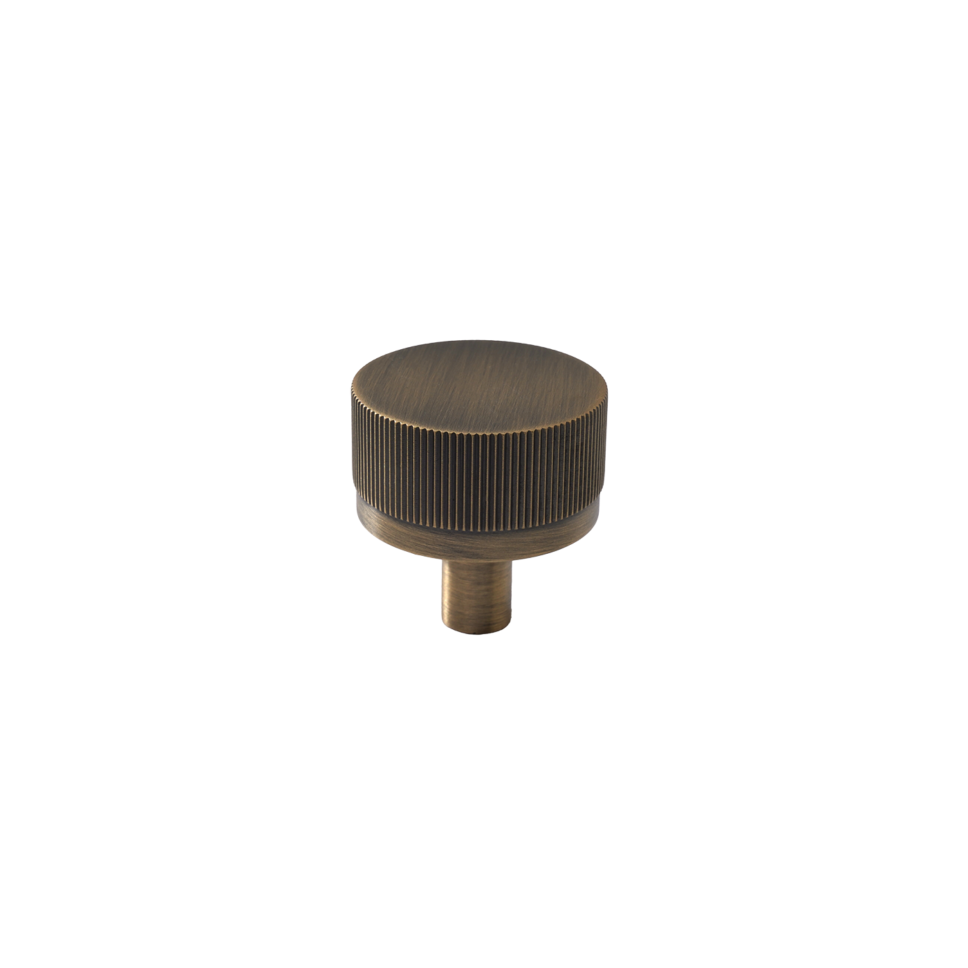 Momo Bellevue Lined Knob Solid Brass 35mm in Dark Brushed Brass