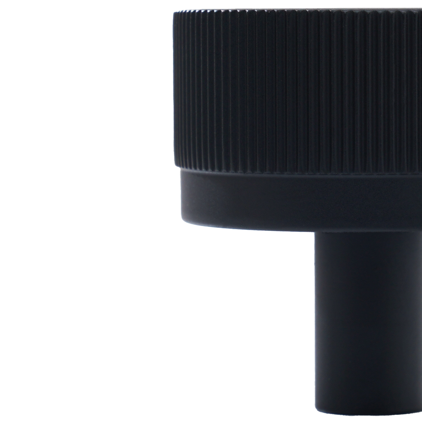 Momo Bellevue Lined Knob Solid Brass 35mm in Matt Black (3)