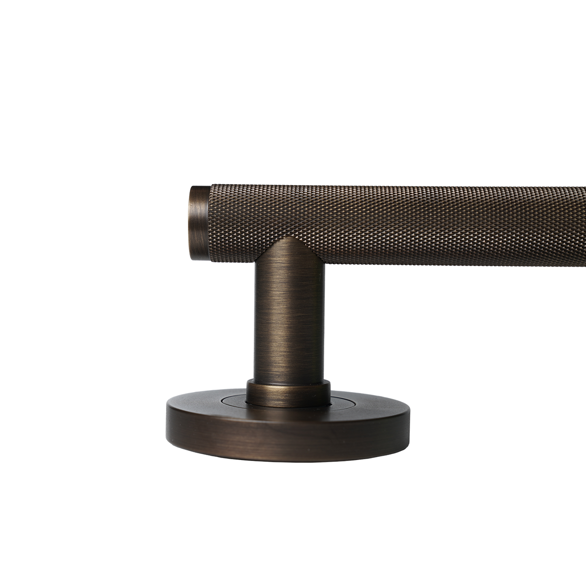 Momo Bellevue Knurled Solid Brass Single Dummy Lever In Bronze (2)
