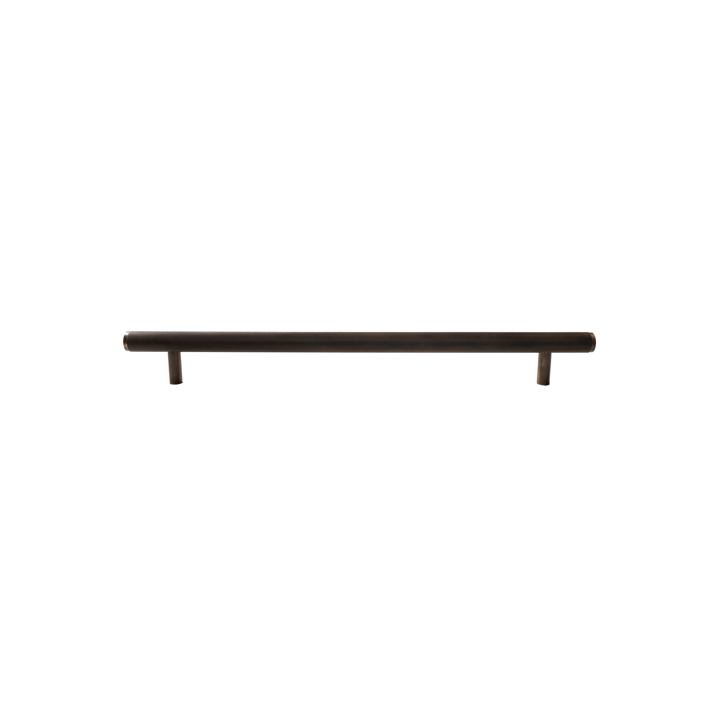 Momo Bellevue Knurled Solid Brass Door Pull Handle In Bronze (1)