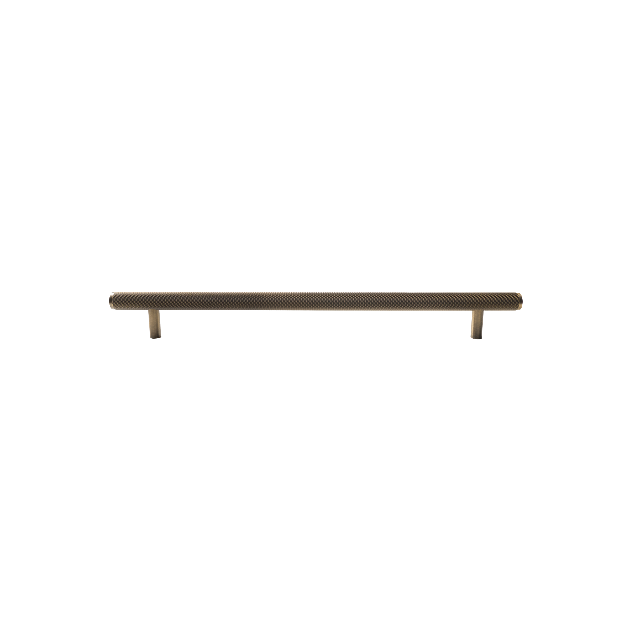 Momo Bellevue Knurled Solid Brass Door Pull Handle In Dark Brushed Brass (1)
