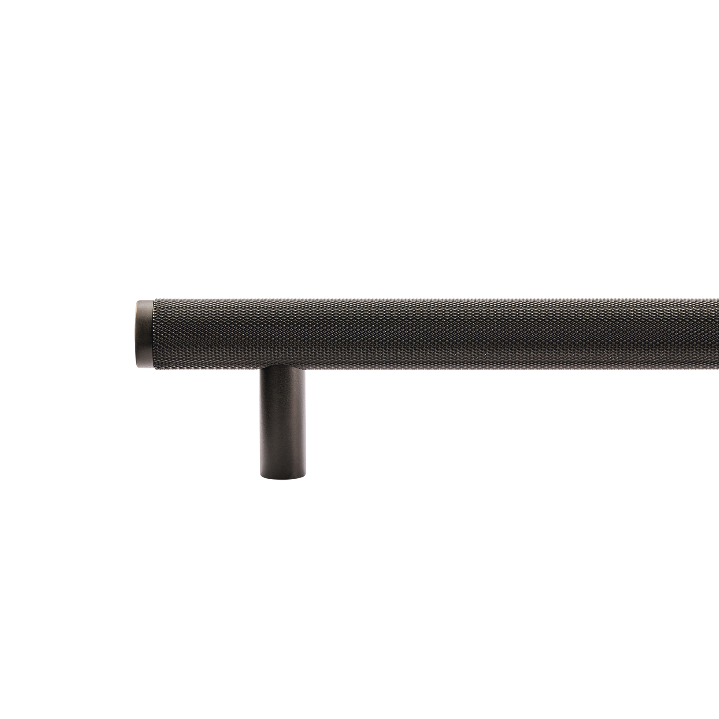 Momo Bellevue Knurled Solid Brass Door Pull Handle In Dark Bronze (2)