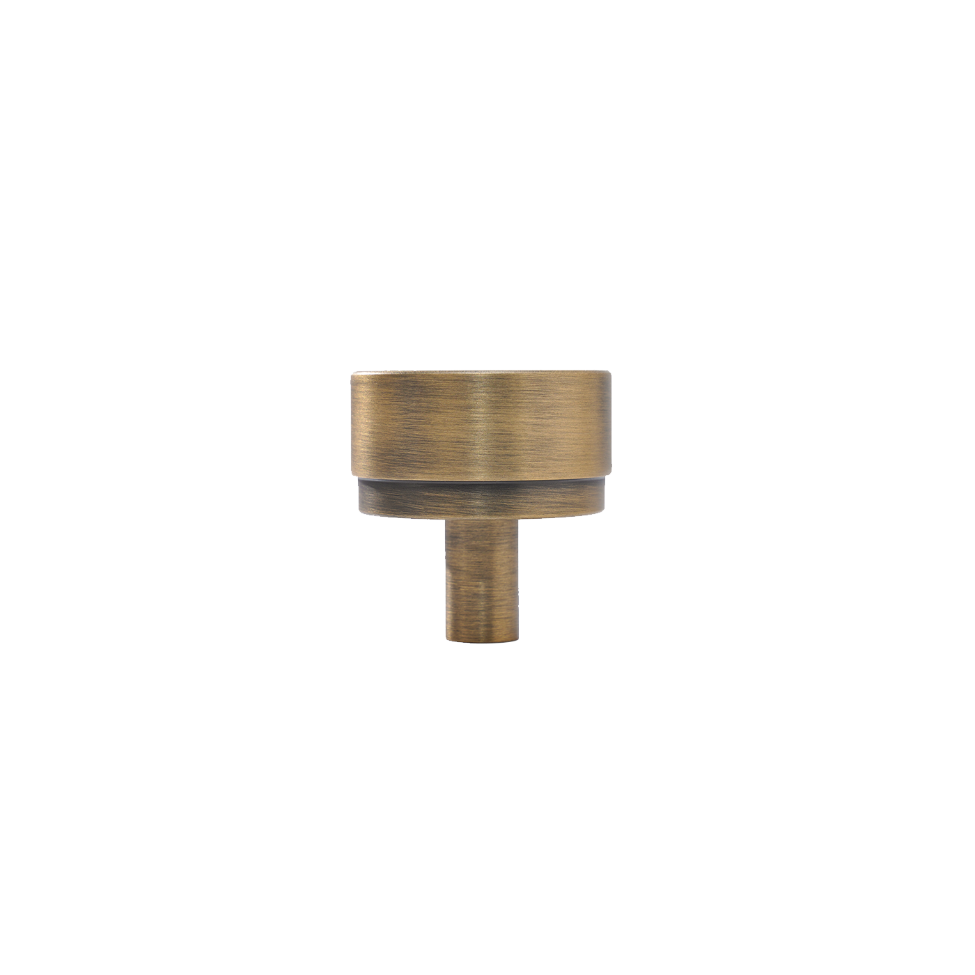 Momo Bellevue Plain Knob Solid Brass 35mm in Dark Brushed Brass (1)