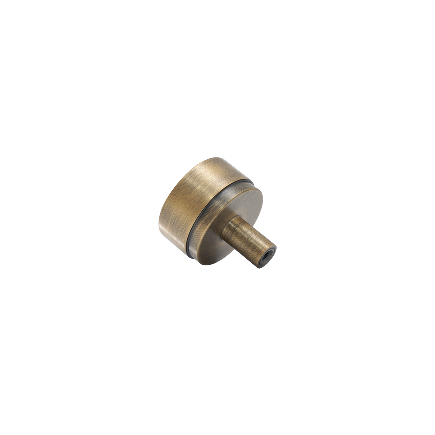 Momo Bellevue Plain Knob Solid Brass 35mm in Dark Brushed Brass (2)