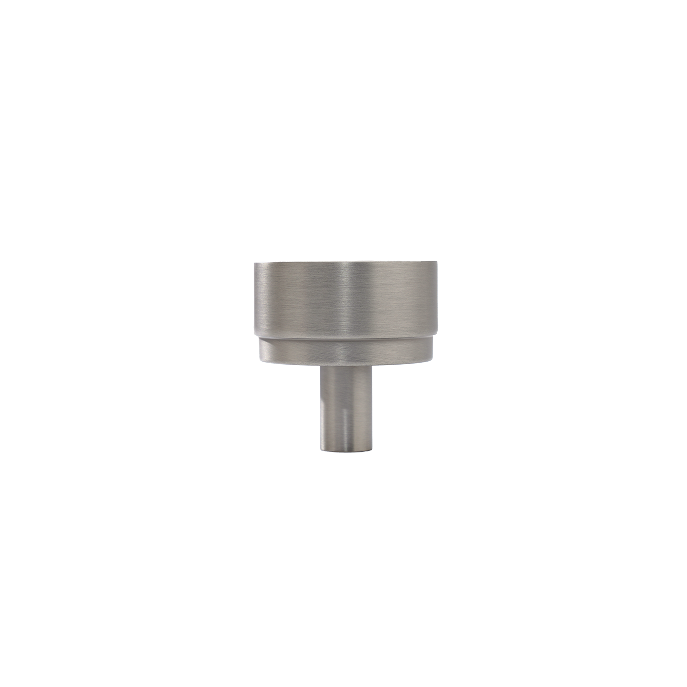 Momo Bellevue Plain Knob Solid Brass 35mm in Dull Brushed Nickel (1)