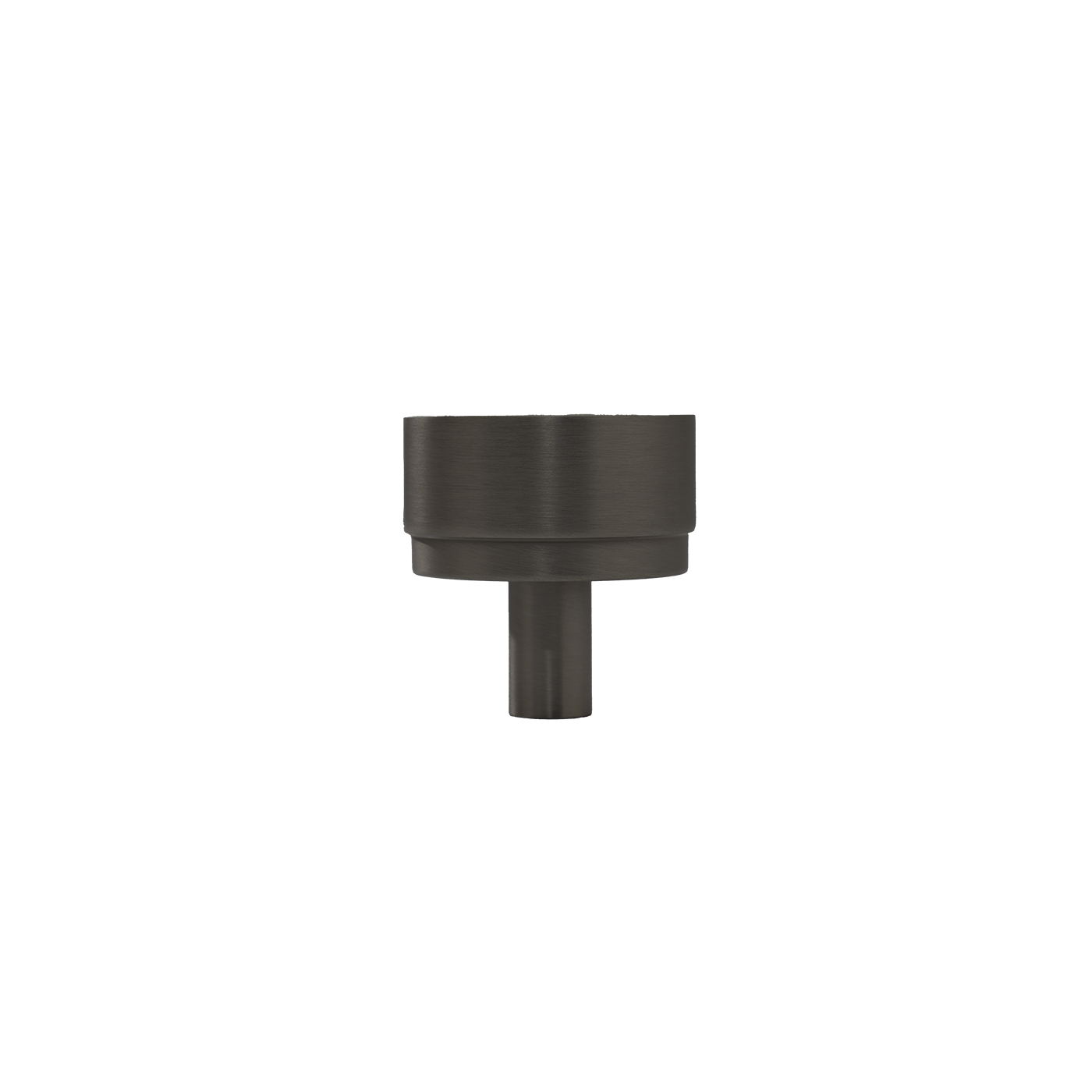 Momo Bellevue Plain Knob Solid Brass 35mm in Gunmetal (1)