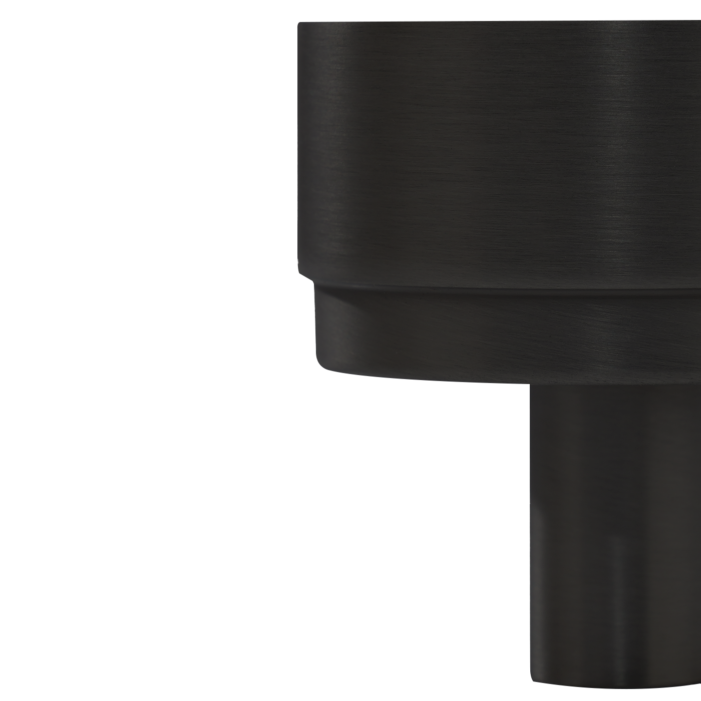Momo Bellevue Plain Knob Solid Brass 35mm in Matt Black (2)
