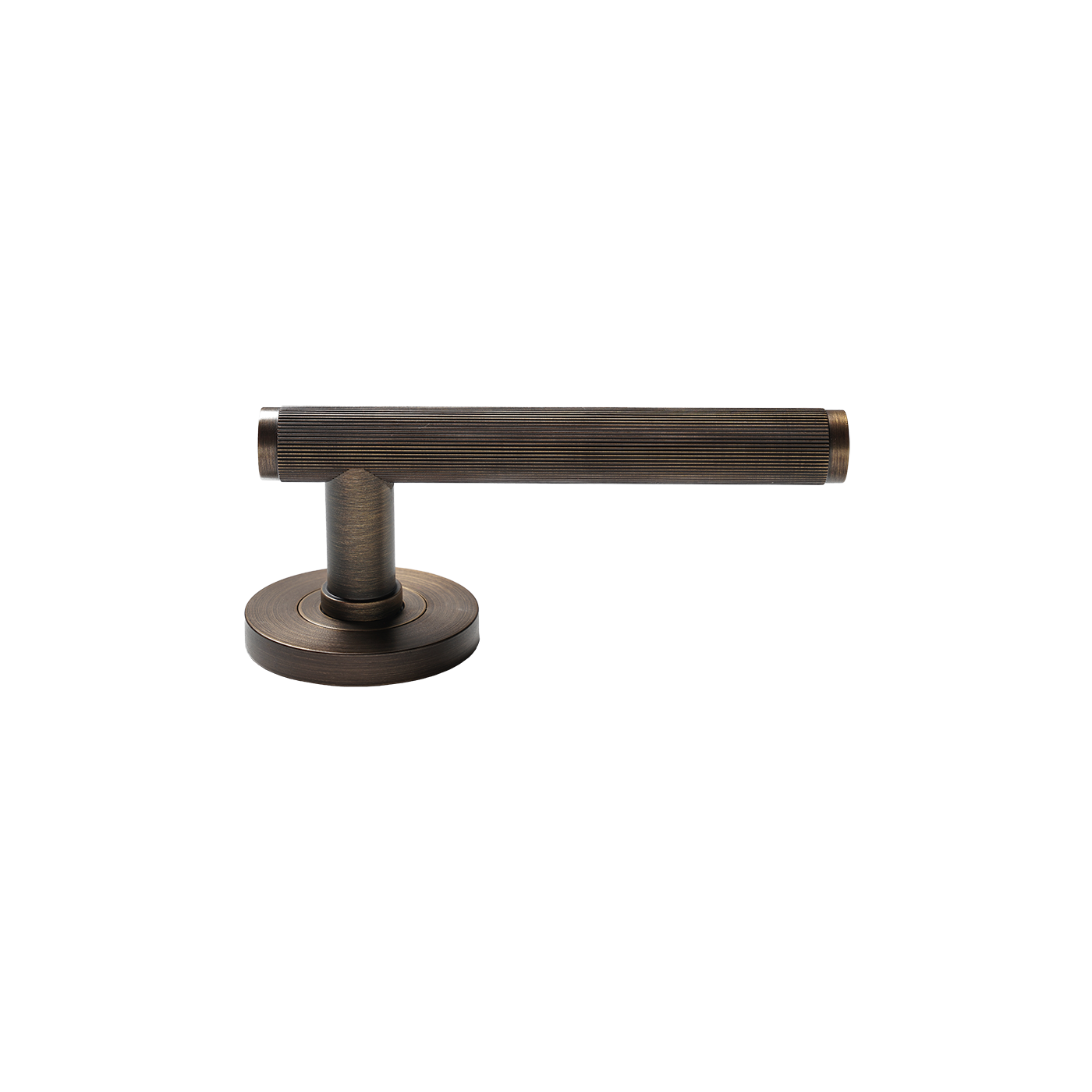 Momo Bellevue Solid Brass Lined Lever Entrance Set In Bronze (2)