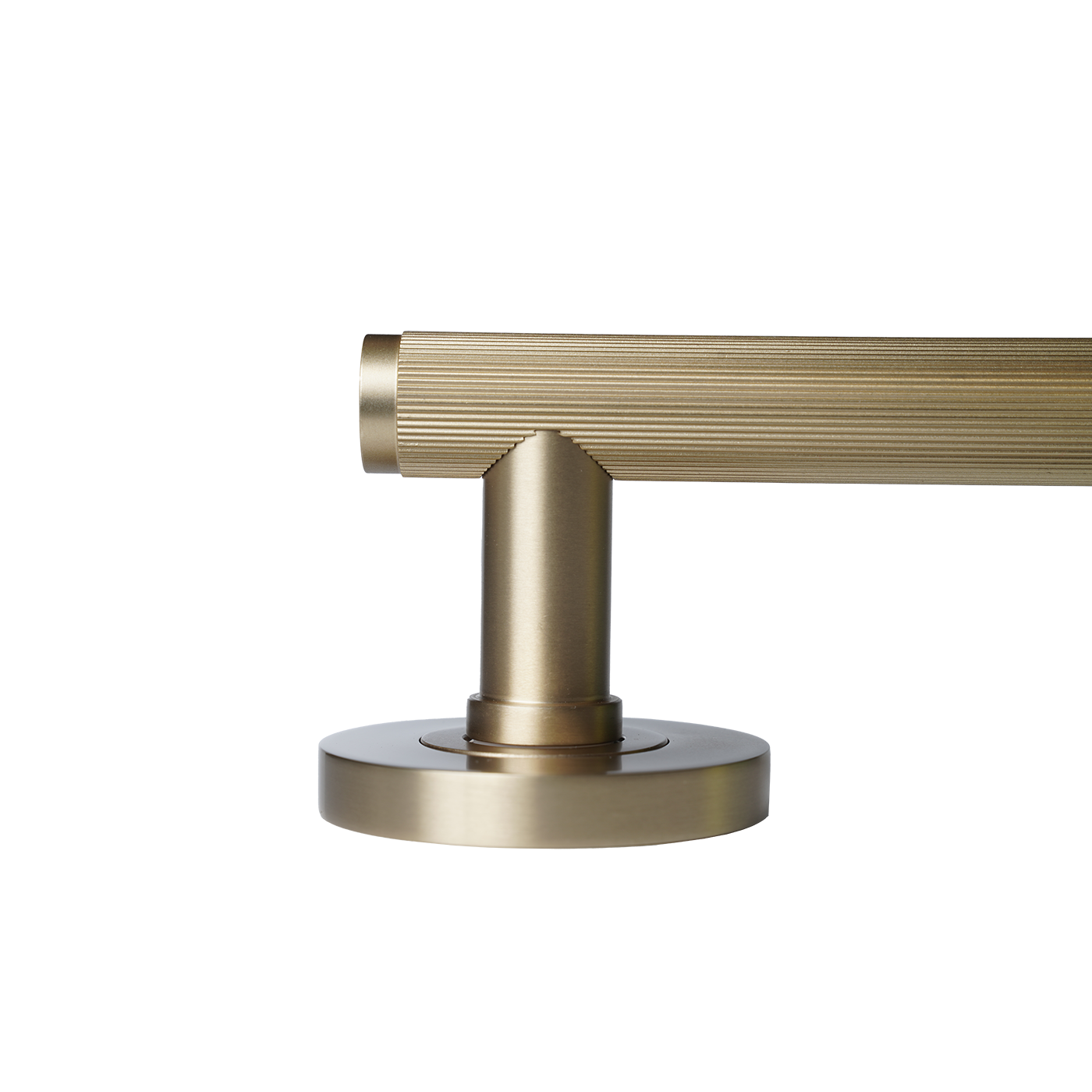 Momo Bellevue Solid Brass Lined Tubular Latch Passage Lever Set In Brushed Satin Brass (3)