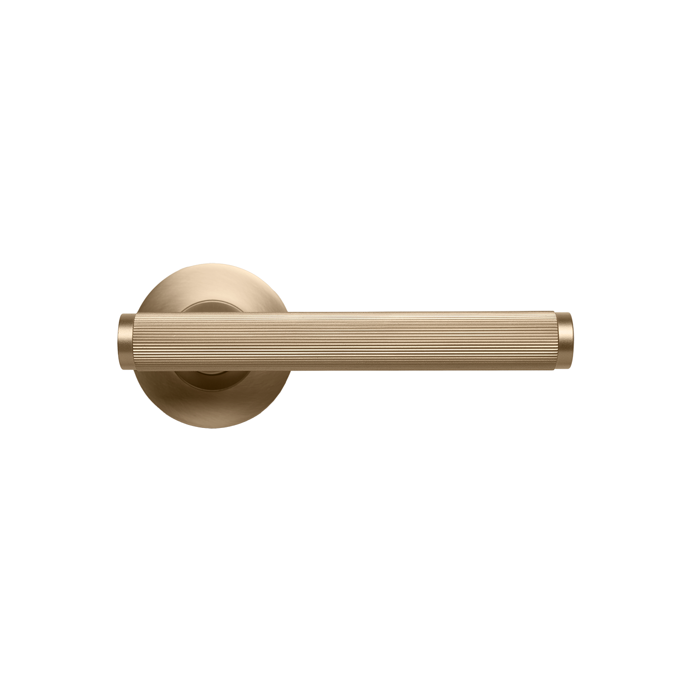 Momo Bellevue Solid Brass Lined Tubular Latch Passage Lever Set In Brushed Satin Brass (1)