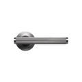 Momo Bellevue Lined Lever Handle Set Dull Brushed Nickel