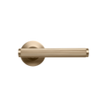 Momo Bellevue Lined Lever Handle Set Brushed Satin Brass
