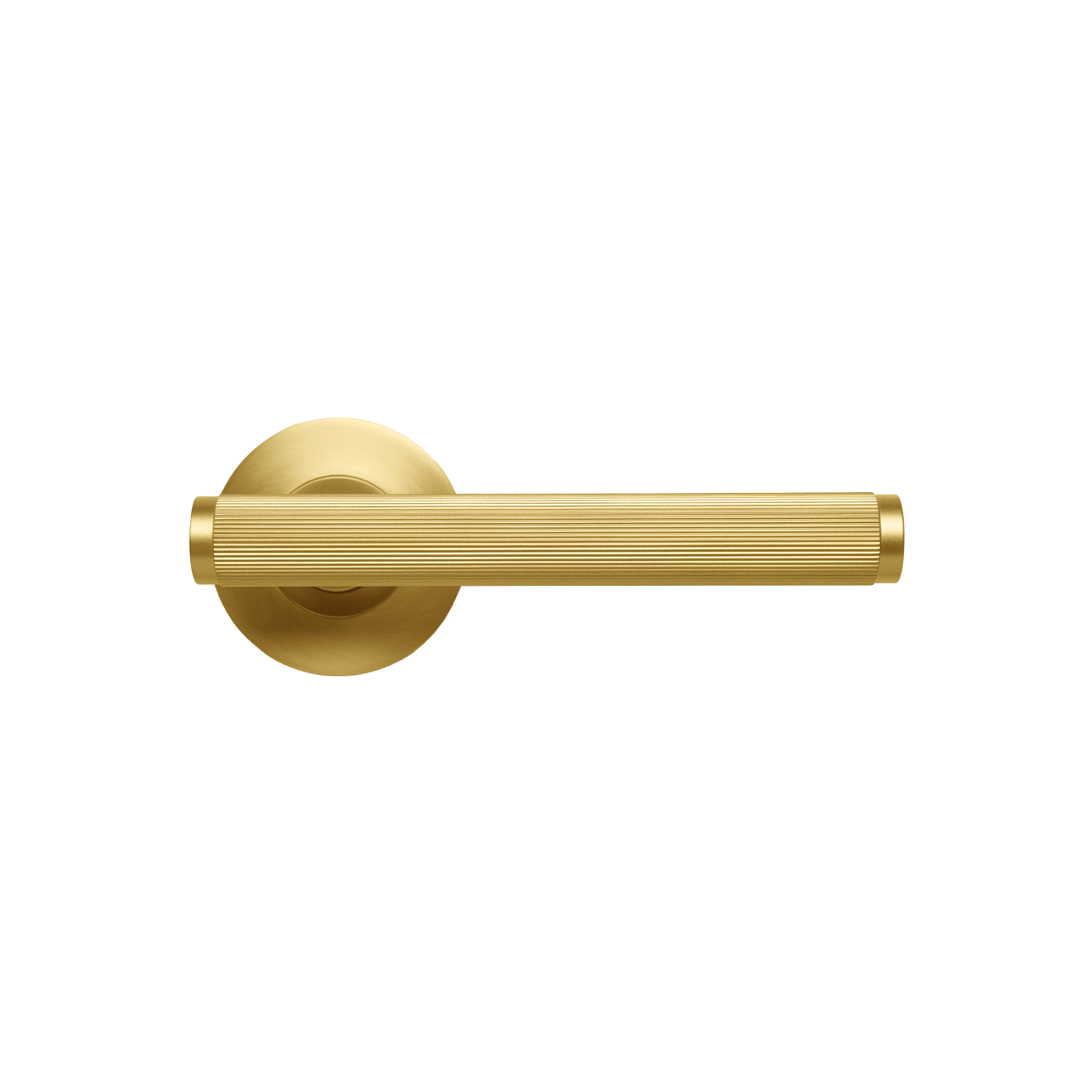 Momo Bellevue Solid Brass Lined Tubular Latch Passage Lever Set In Brushed Satin Brass (1)