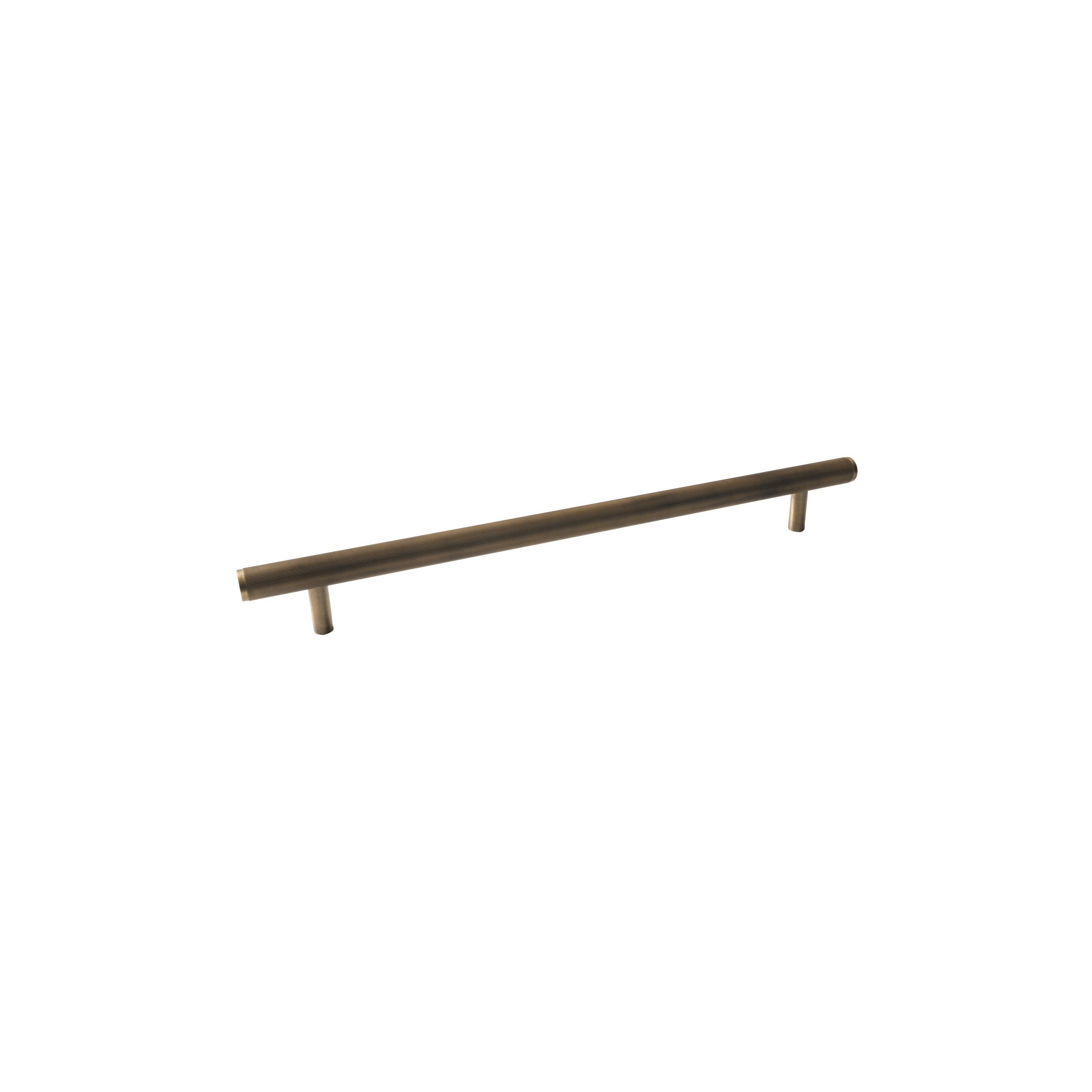 Momo Bellevue Lined Solid Brass Door Pull Handle In Dark Brushed Brass