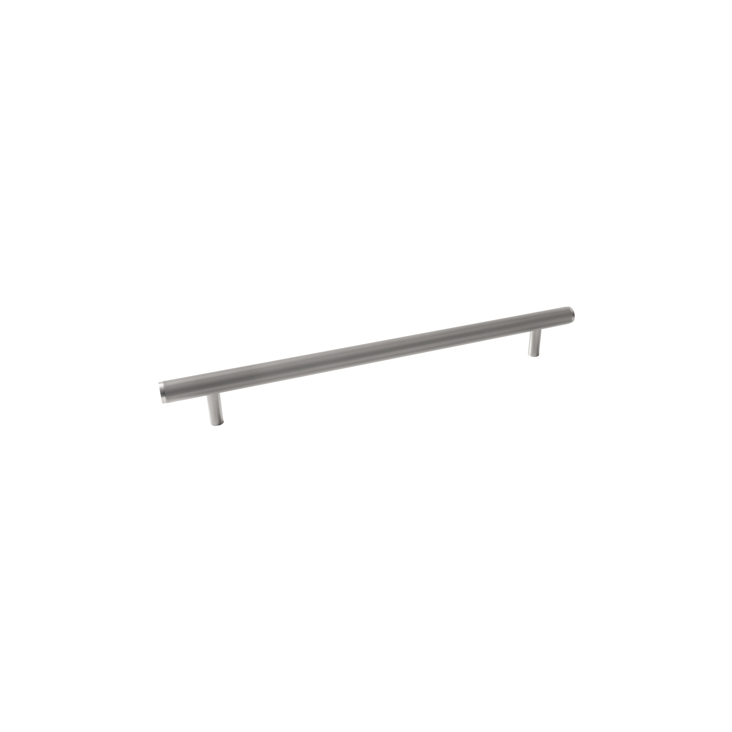 Momo Bellevue Lined Solid Brass Door Pull Handle In Dull Brushed Nickel