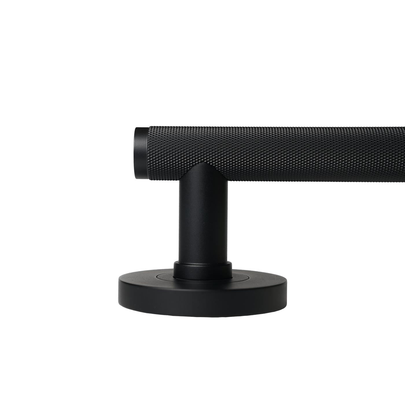 Momo Bellevue Knurled Lever Handle Matt Black (3)