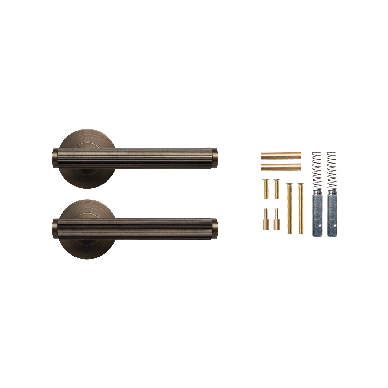 Momo Bellevue Lined Lever Handle Set Bronze (2)