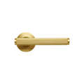 Momo Bellevue Lined Lever Handle Set Brushed Satin Brass