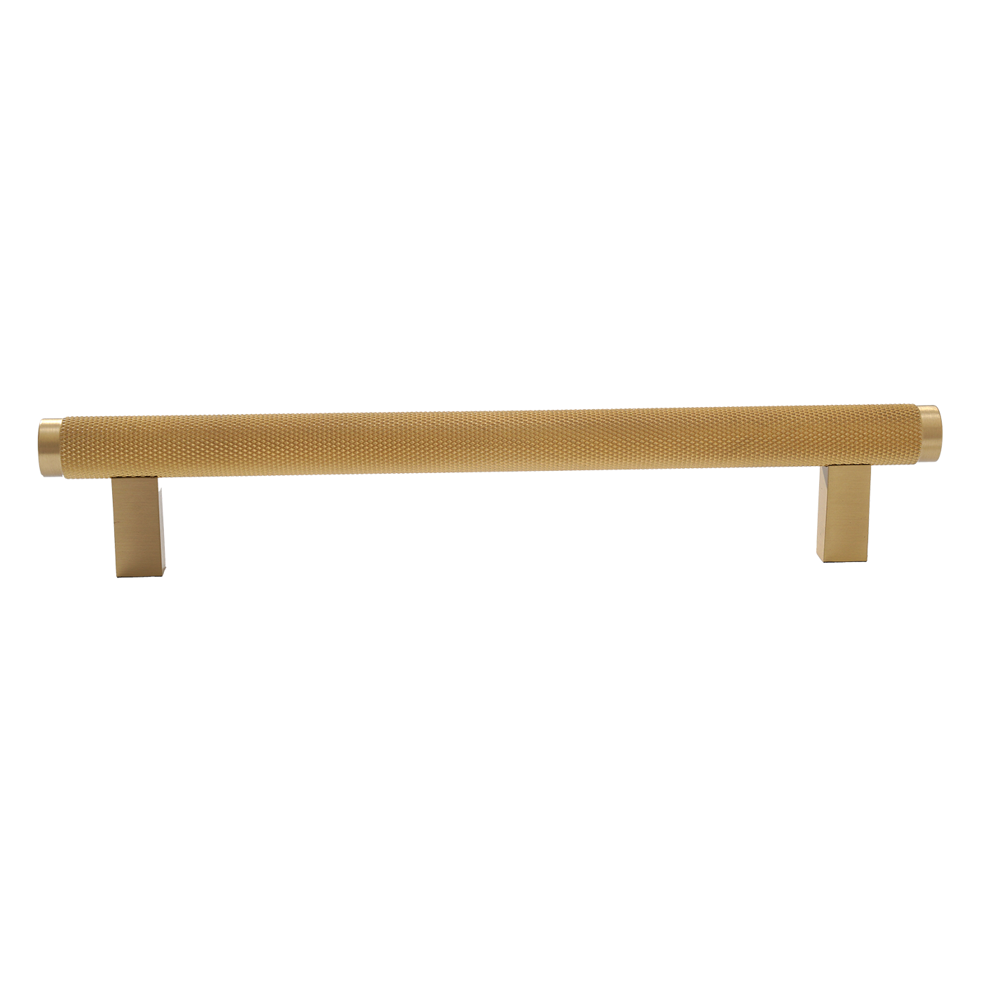 Momo Bellevue Knurled Bar Pull Solid Brass 160mm in Brushed Satin Brass (1)