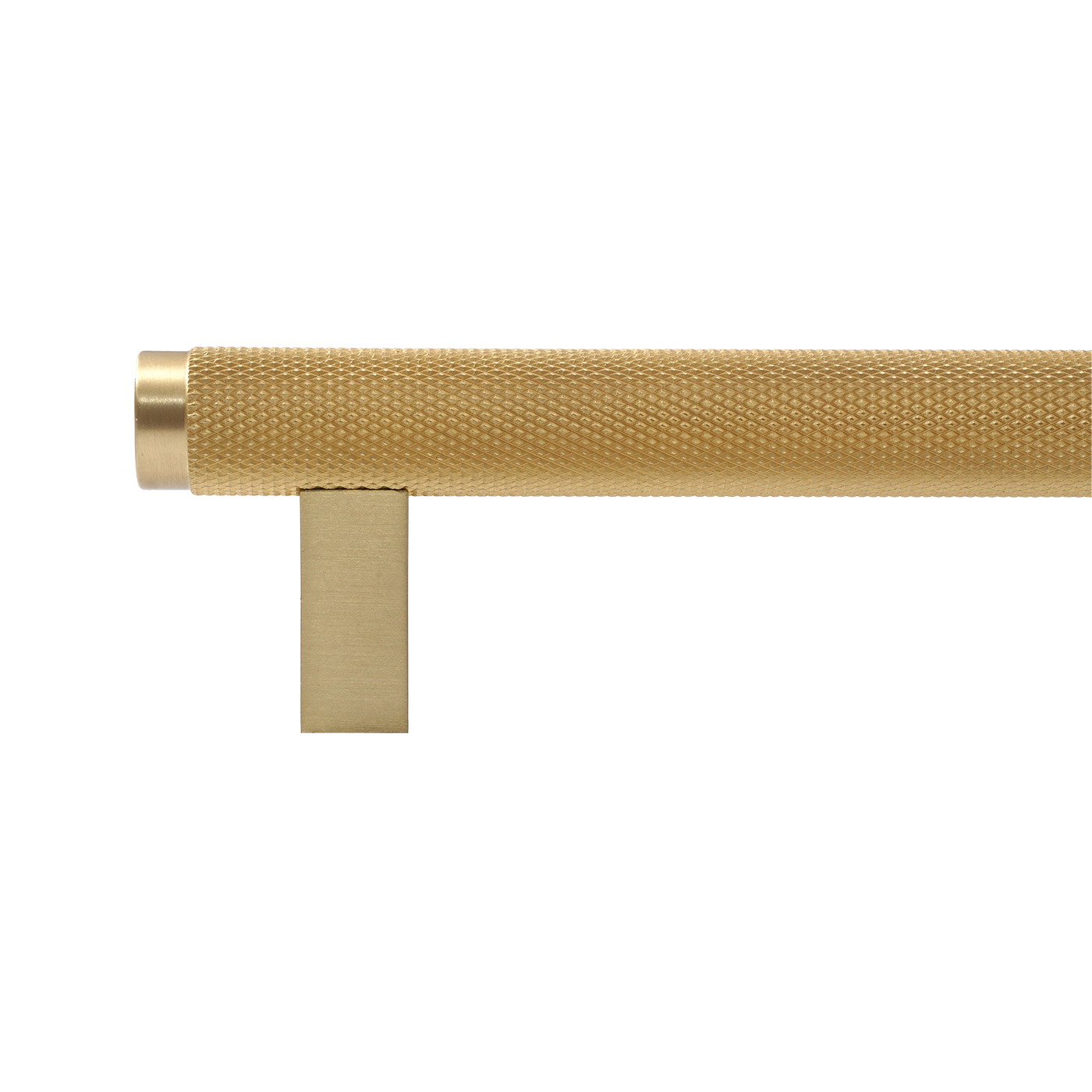 Momo Bellevue Knurled Bar Pull Solid Brass 160mm in Brushed Satin Brass (2)