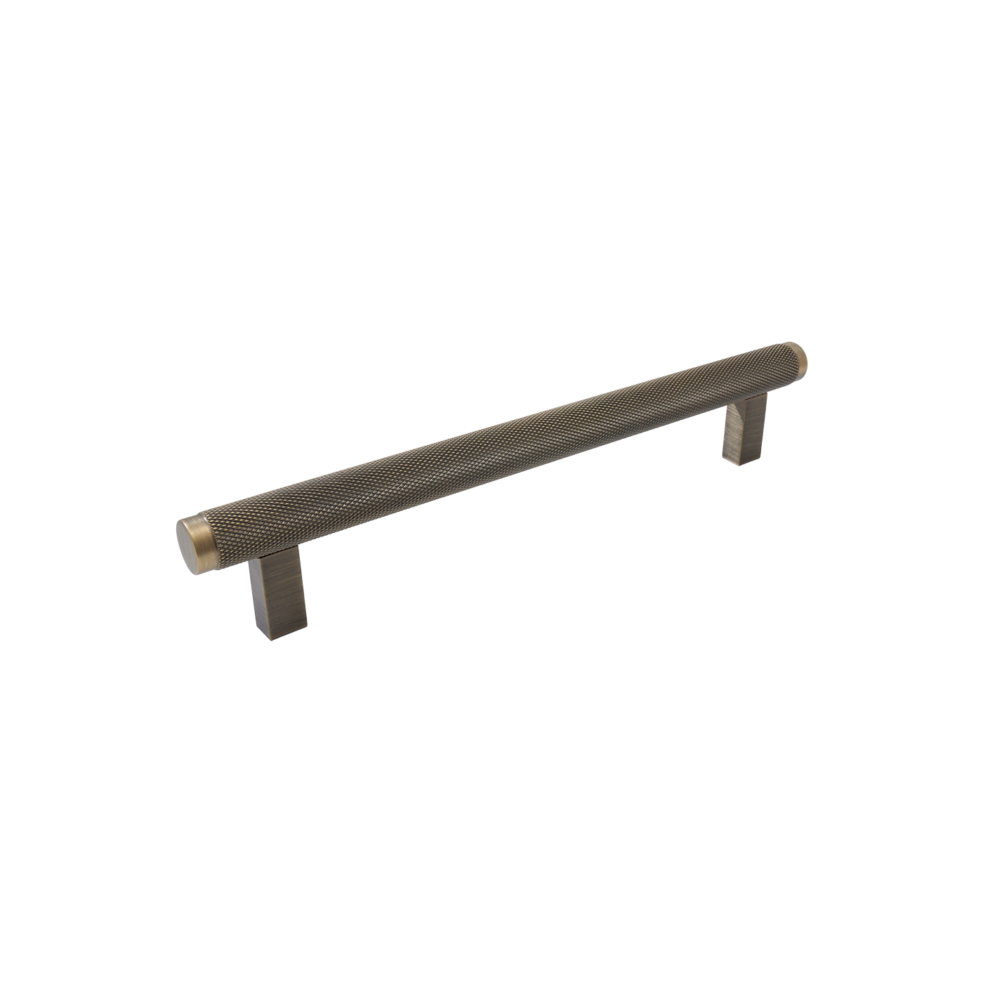 Momo Bellevue Knurled Bar Pull Solid Brass 160mm in Dark Brushed Brass