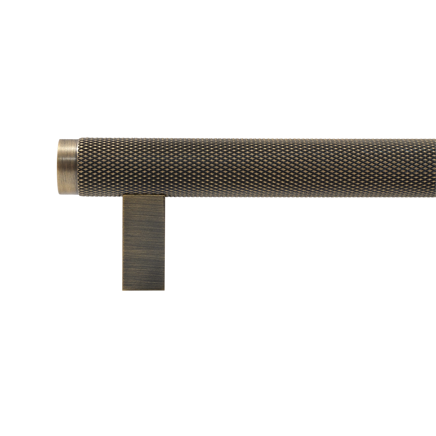 Momo Bellevue Knurled Bar Pull Solid Brass 160mm in Dark Brushed Brass (2)