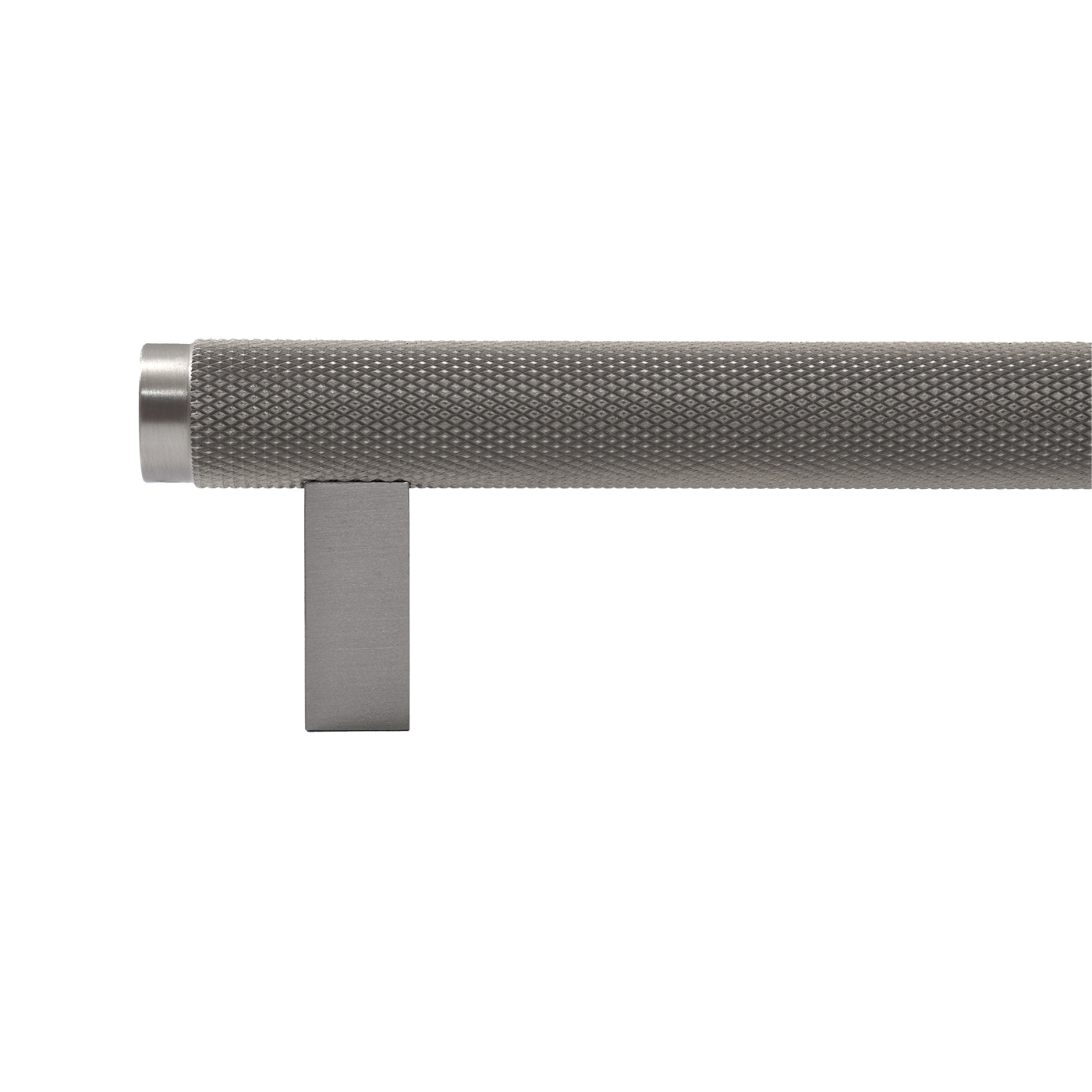 Momo Bellevue Knurled Bar Pull Solid Brass 160mm in Dull Brushed Nickel (2)