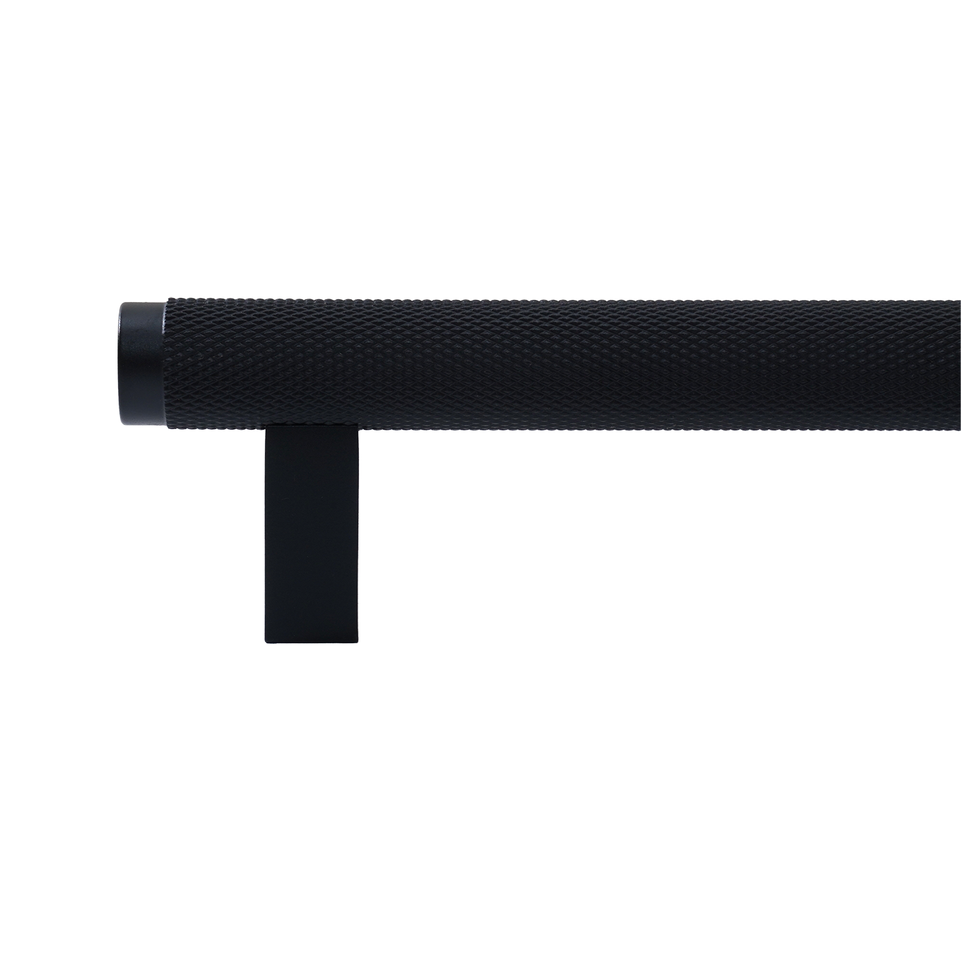 Momo Bellevue Knurled Bar Pull Solid Brass 160mm in Matt Black (2)