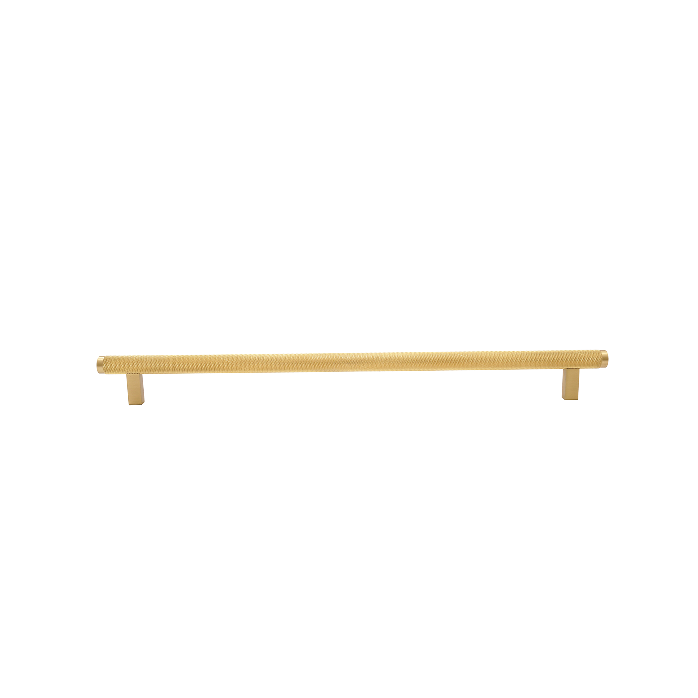 Momo Bellevue Knurled Bar Pull Solid Brass 320mm in Brushed Satin Brass (1)