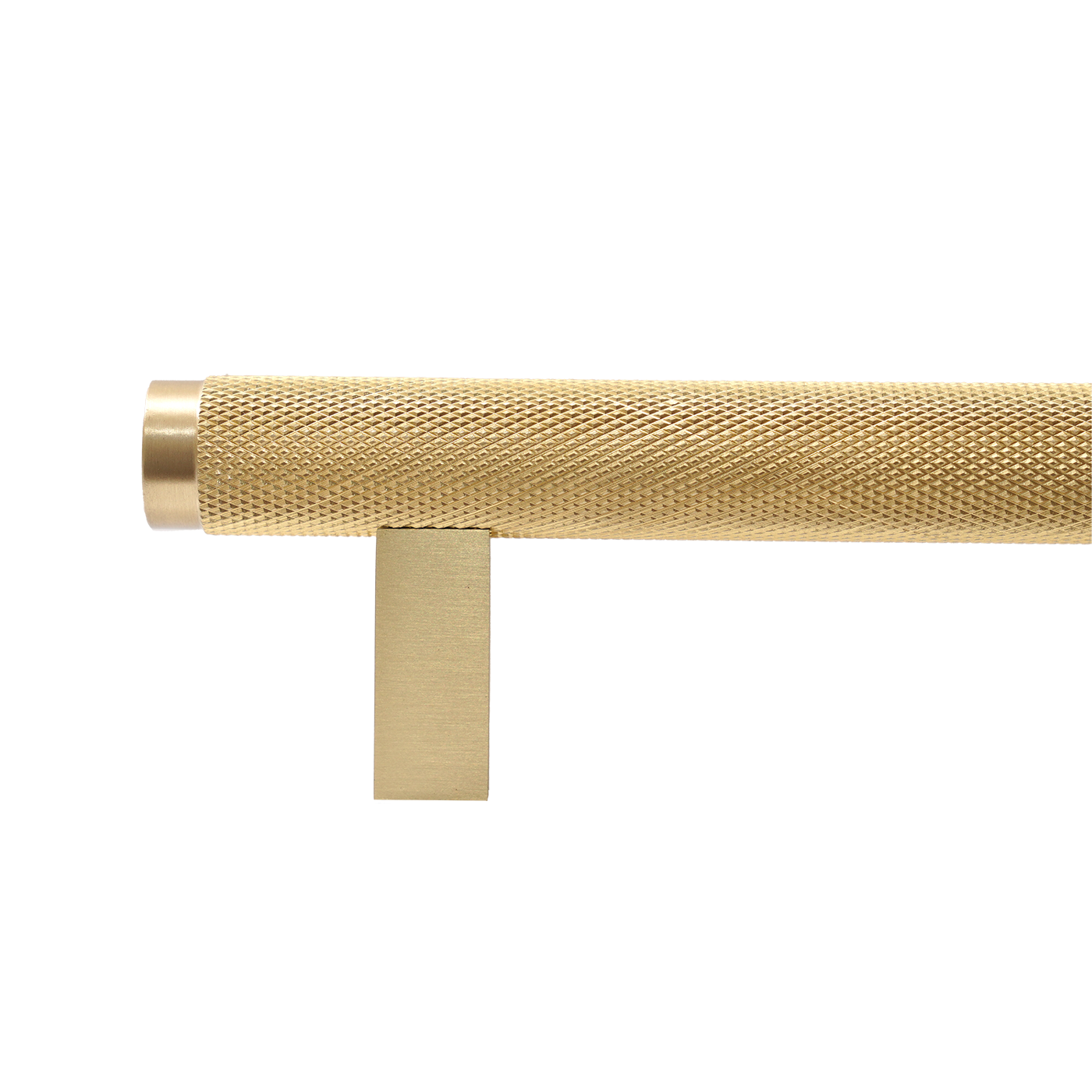 Momo Bellevue Knurled Bar Pull Solid Brass 320mm in Brushed Satin Brass (2)