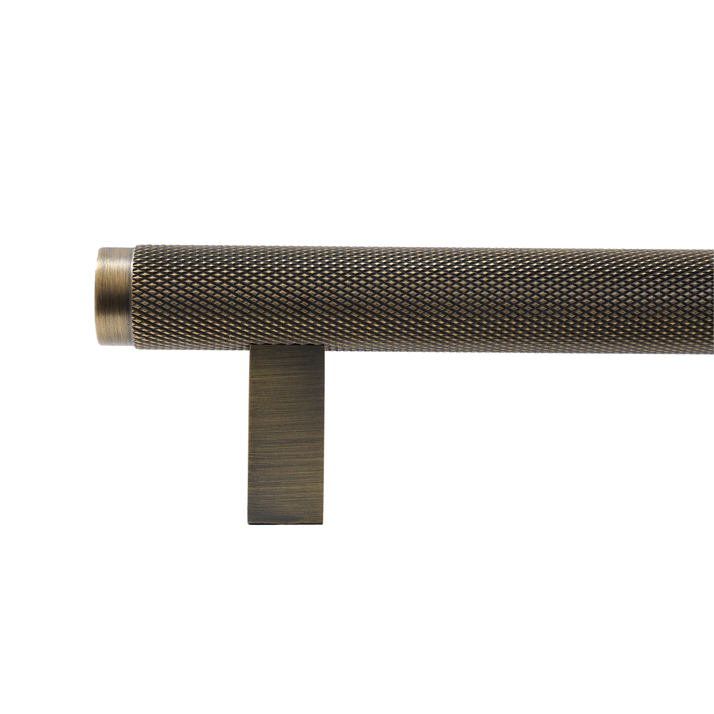 Momo Bellevue Knurled Bar Pull Solid Brass 320mm in Dark Brushed Brass (2)