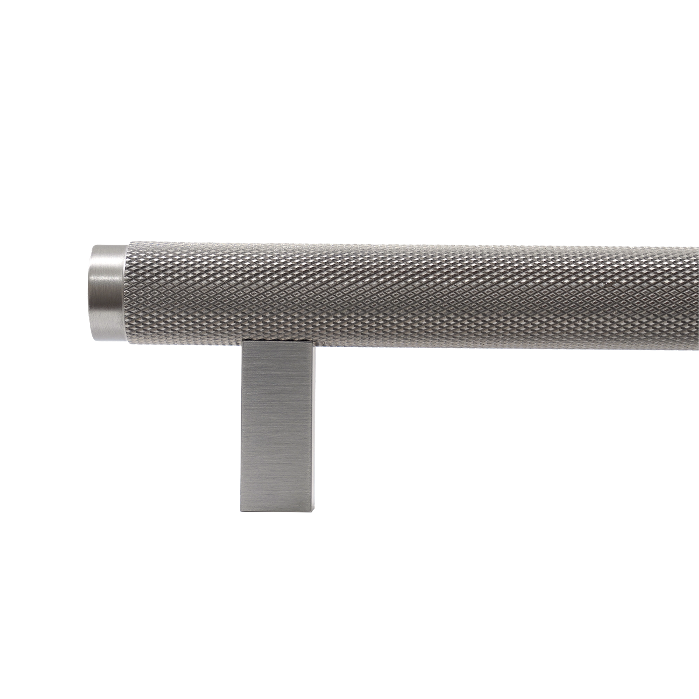 Momo Bellevue Knurled Bar Pull Solid Brass 320mm in Dull Brushed Nickel (2)