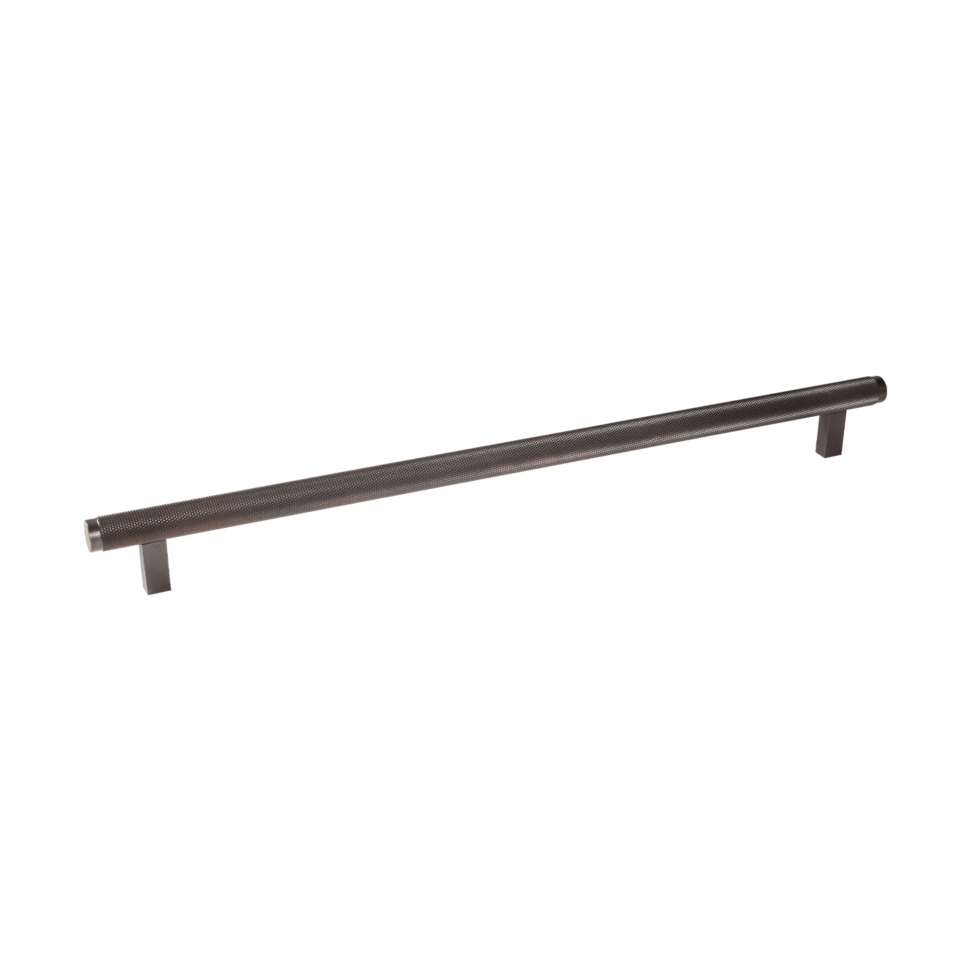 Momo Bellevue Knurled Bar Pull Solid Brass 320mm in Dark Bronze