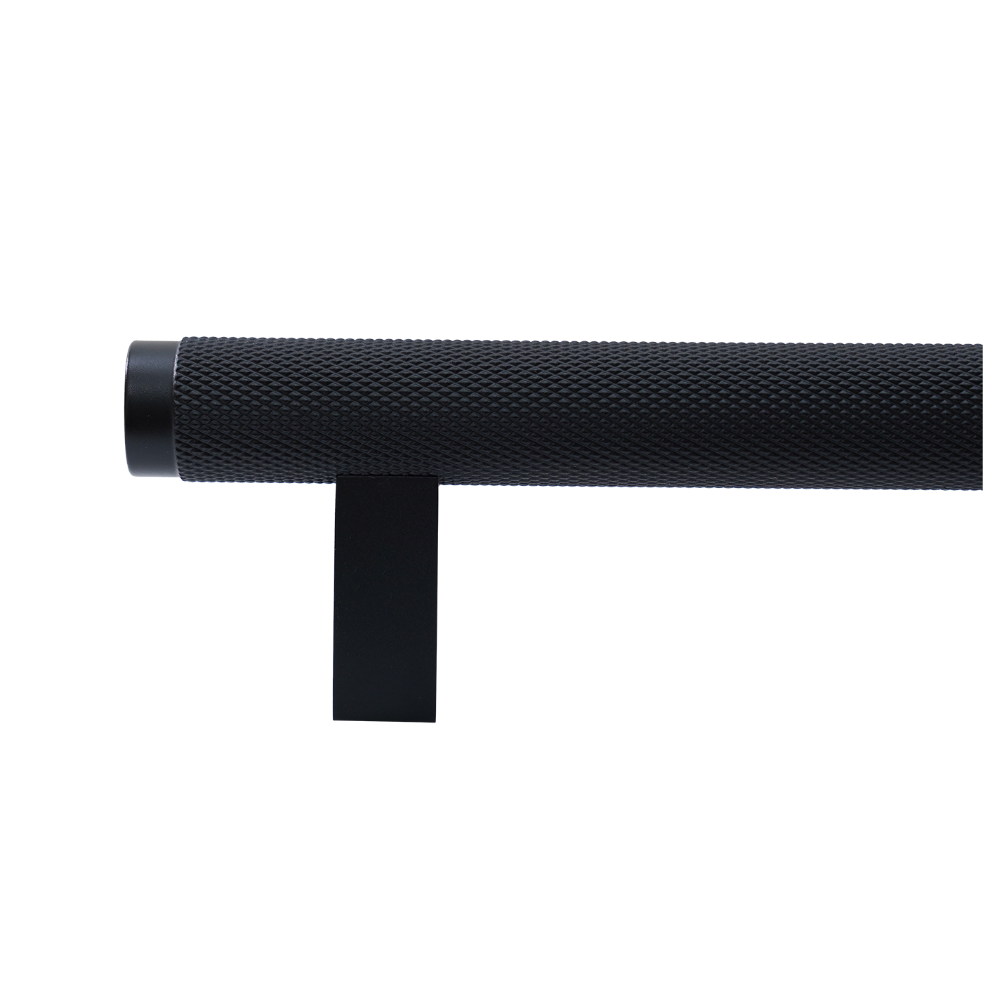 Momo Bellevue Knurled Bar Pull Solid Brass 320mm in Matt Black (2)