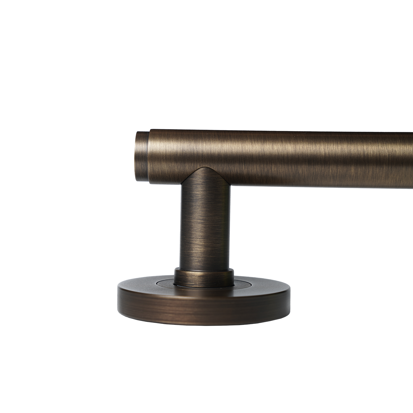 Momo Bellevue Solid Brass Plain Tubular Latch Privacy Lever Set In Bronze (3)