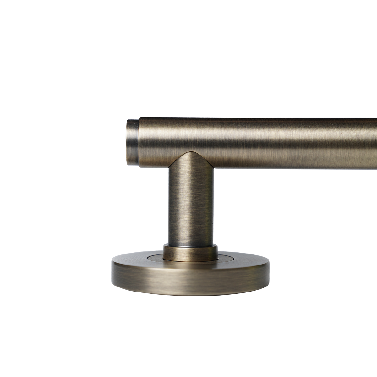 Momo Bellevue Plain Solid Brass Single Dummy Lever In Dark Brushed Brass (2)