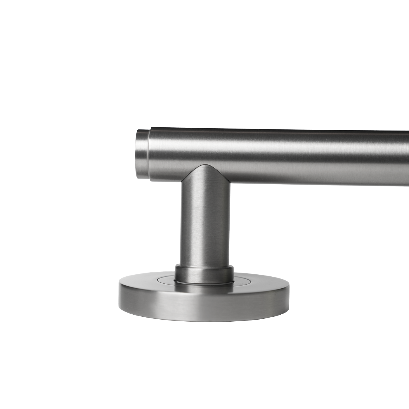 Momo Bellevue Solid Brass Plain Tubular Latch Passage Lever Set In Dull Brushed Nickel (3)