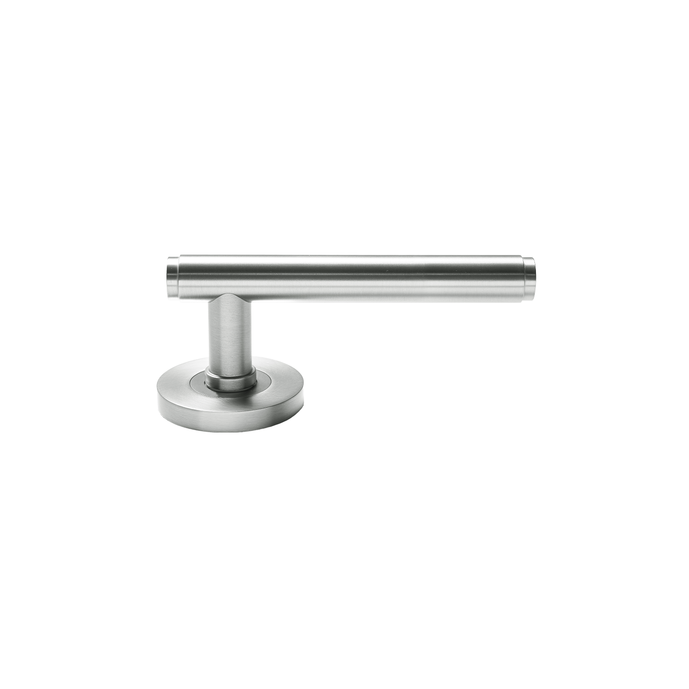 Momo Bellevue Solid Brass Mortice Lock Plain Privacy Lever Set In Dull Brushed Nickel (2)