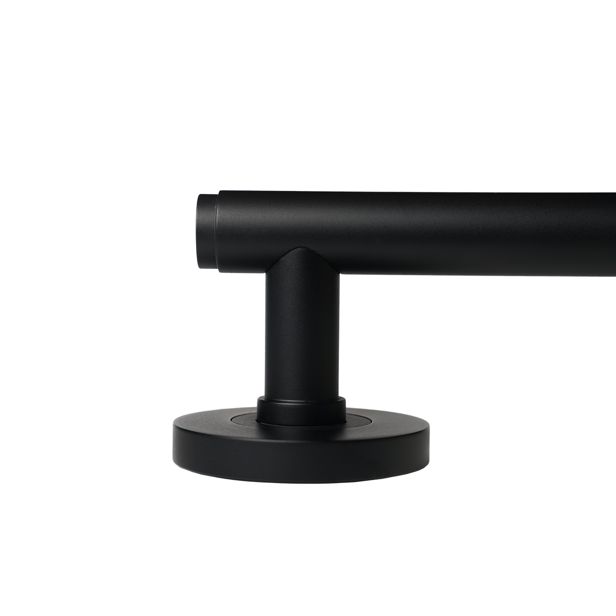 Momo Bellevue Plain Solid Brass Single Dummy Lever In Matt Black (2)