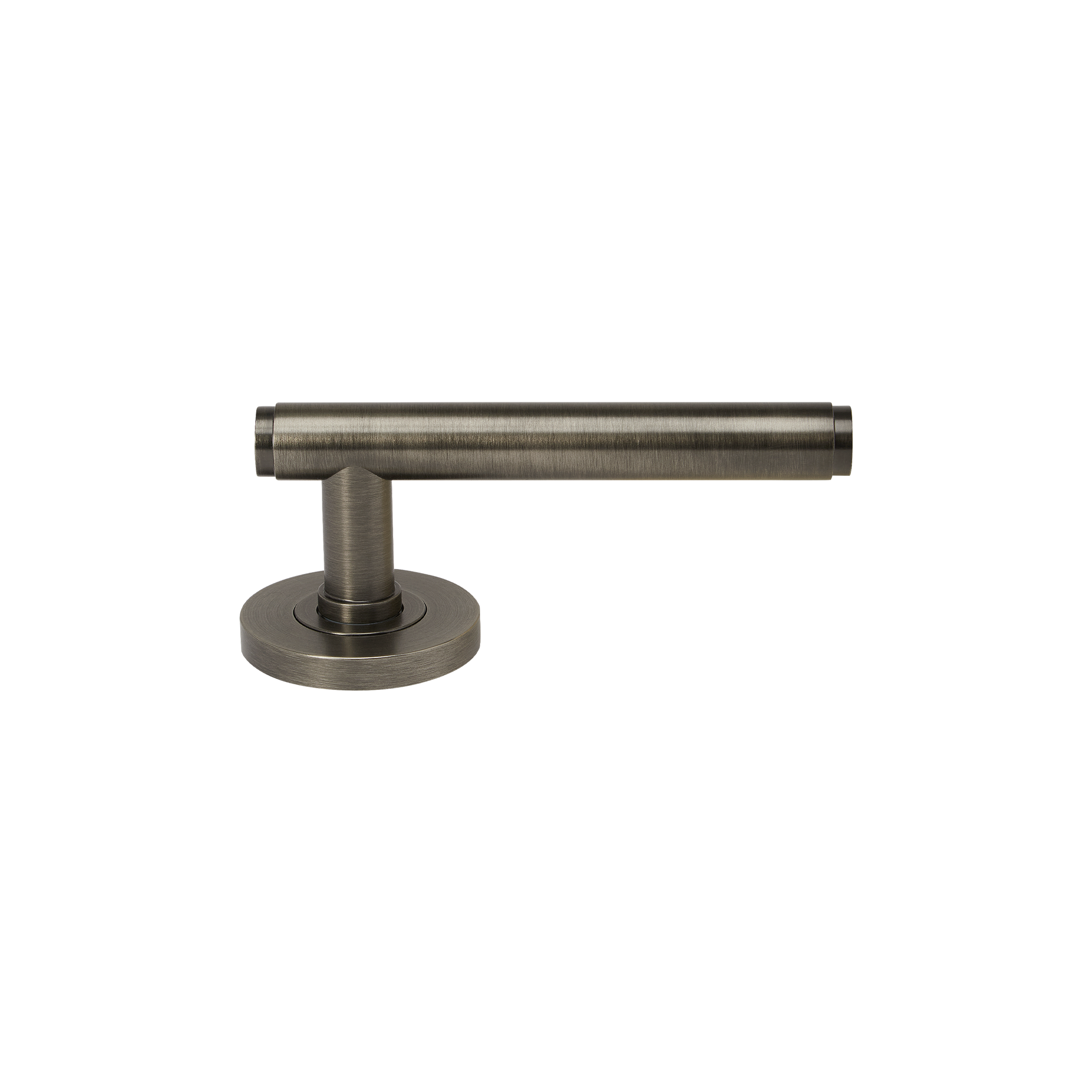 Momo Bellevue Solid Brass Plain Lever Entrance Set In Gunmetal (2)