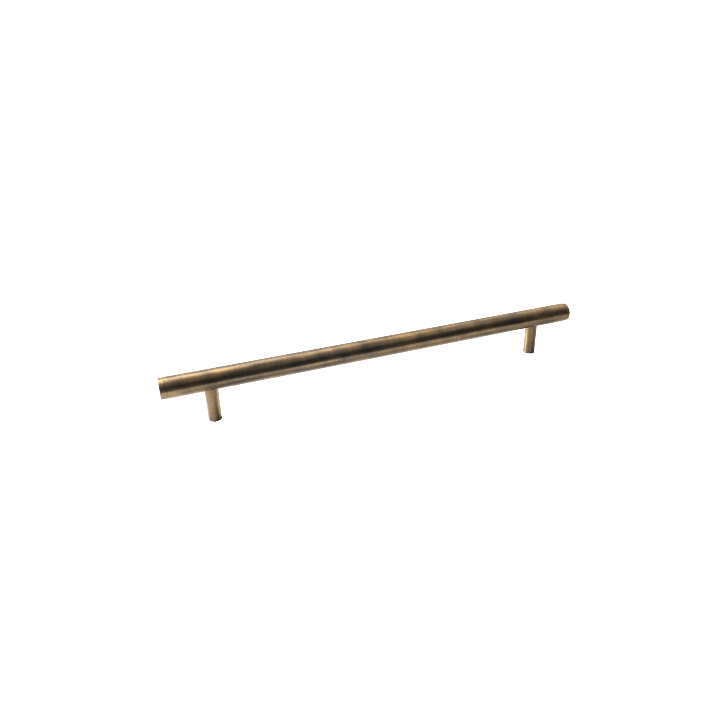 Momo Bellevue Plain Solid Brass Door Pull Handle In Dark Brushed Brass